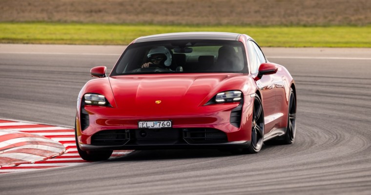 Porsche Taycan Establishes Electric Lap Record at The Bend