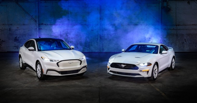 2022 Ford Mustang, Mustang Mach-E Get Ice White Edition Package