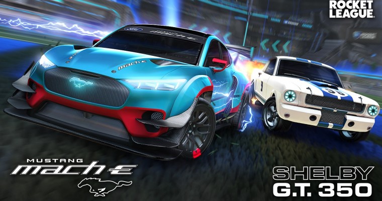 Ford Mustang Mach-E, Shelby GT350R Coming to Rocket League Dec. 9