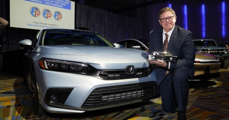 Honda Civic Wins 2022 North American Car of the Year