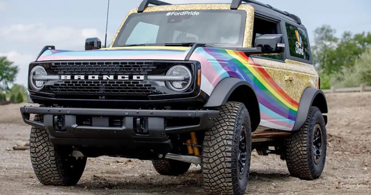 Ford Proudly Rolls Out a Rad Pride Bronco