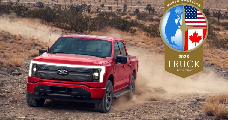 Threepeat: Ford F-150 Lightning Wins 2023 North American Truck of the Year