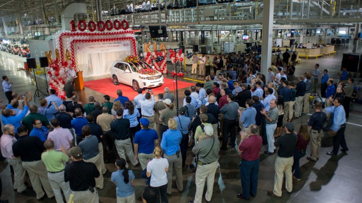 2014 Kia Sorento is One Millionth Kia Built in America