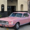 Pink Ford Mustang