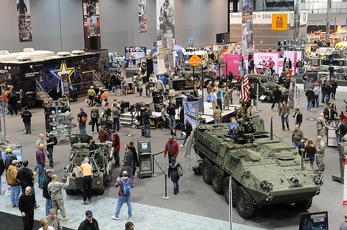 The U.S. Army at the Chicago Auto Show