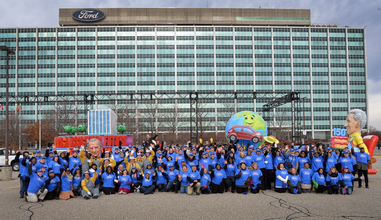 Ford unveils new float ahead of America's Thanksgiving Parade