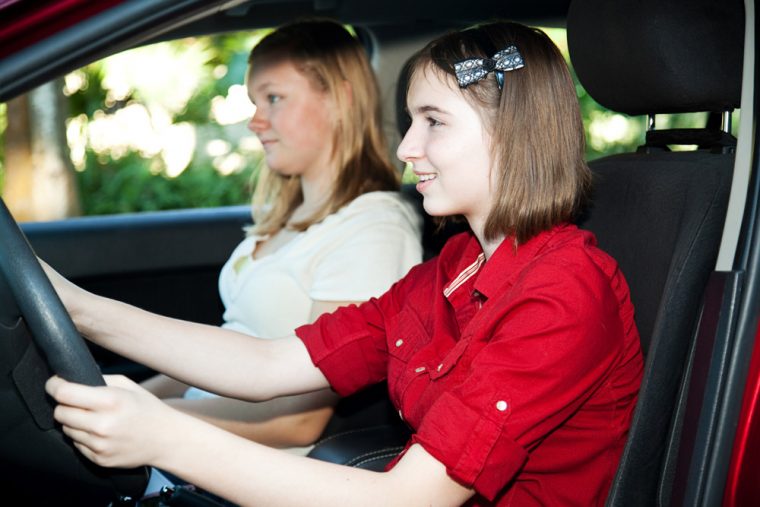 teen driver learns car driver's ed lies