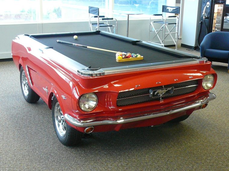 Interested in having a 1965 Ford Mustang Pool Table? You can get one!