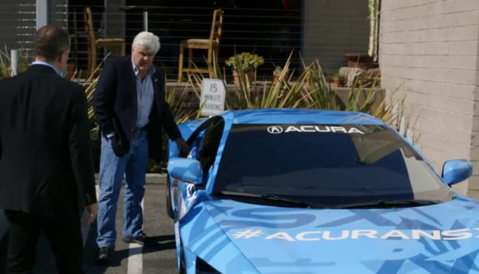 Leno and Seinfeld Eye an Acura NSX