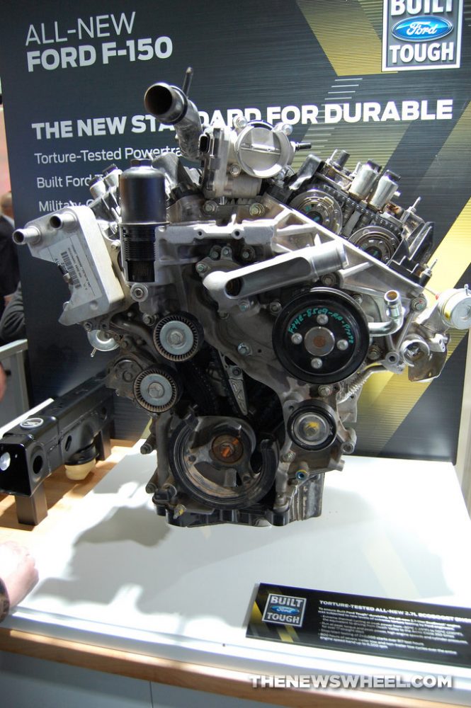 Ford NAIAS display: engine