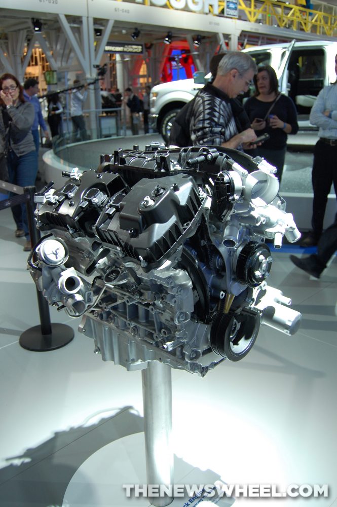 Ford NAIAS display: engine