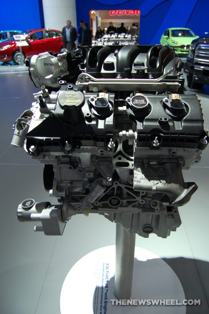 Ford NAIAS display: engine