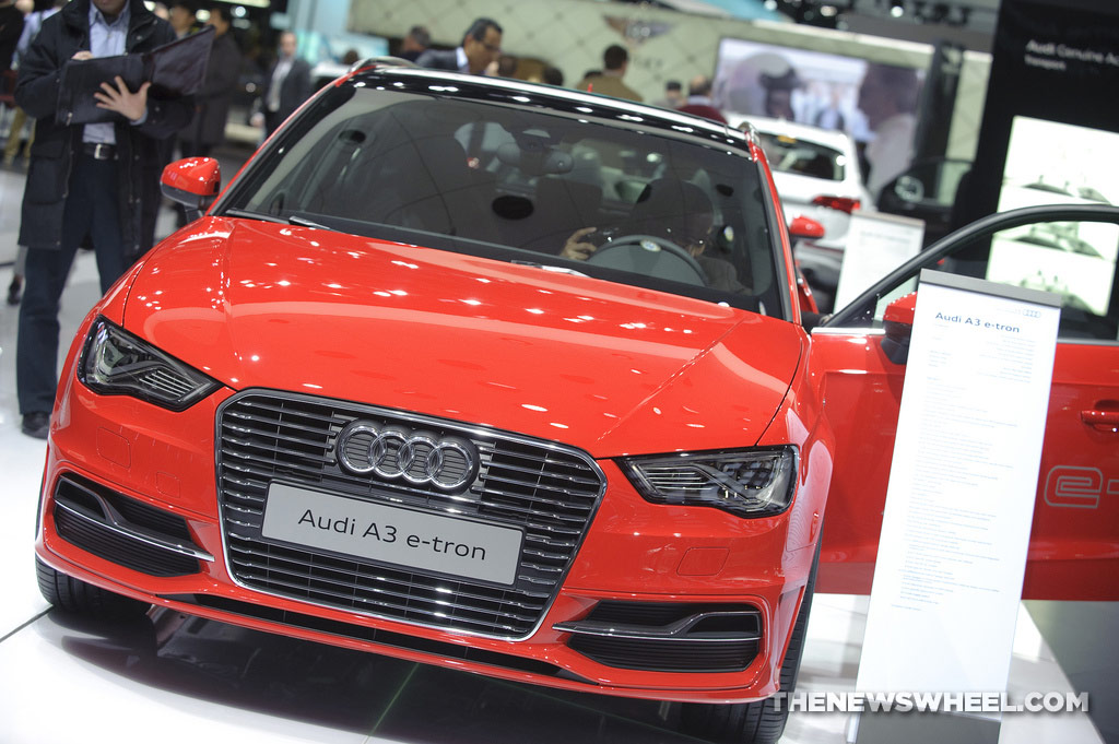 Audi NAIAS display: Audi A3 e-tron