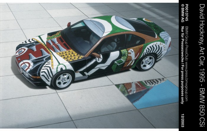 David Hockney BMW Art Car