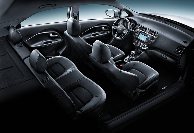 The 2014 Kia Rio 5-Door features a very comfortable interior