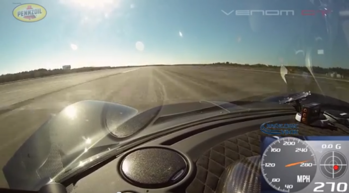 Hennessey Venom GT World Record