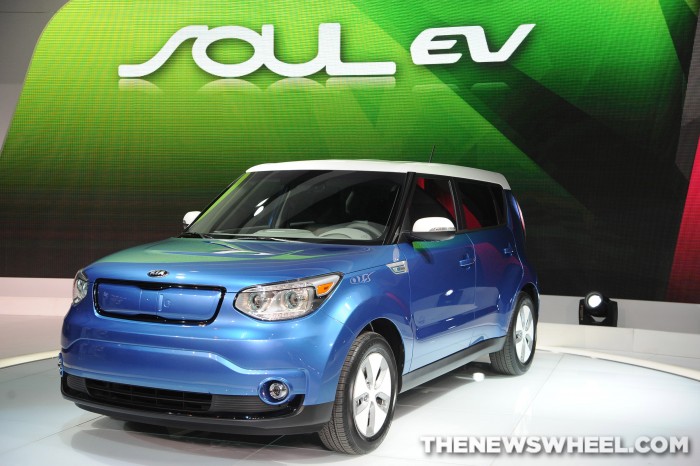 Kia at Geneva Motor Show 2014 2015 Kia Soul EV