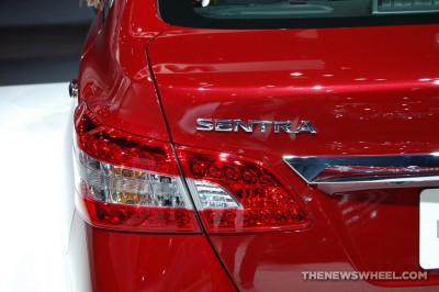 Nissan Sentra on Display