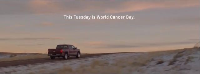 Chevrolet’s World Cancer Day ad