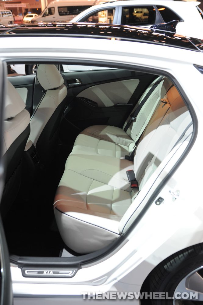 2014 Kia Optima Hybrid Overview Rear Interior