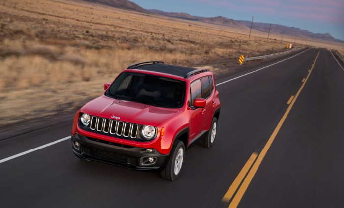 The 2015 Jeep Renegade on-road