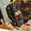 Corvettes being pulled out of sinkhole