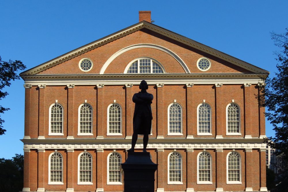 Faneuil Hall Square in Boston, Massachusetts