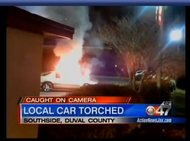 Woman Sets Man’s Car on Fire at McDonald’s