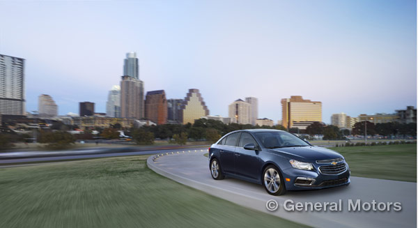 updates for the 2015 Chevy Cruze