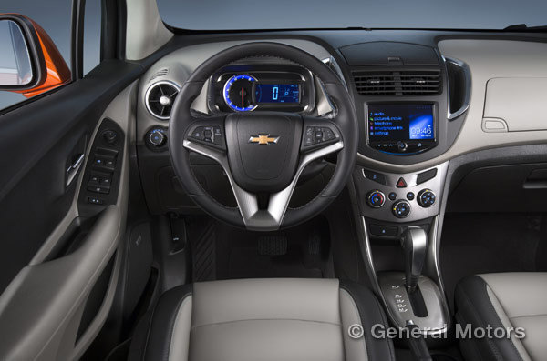 2015 Chevy Trax interior