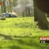 Car Burns in British Lion Safari