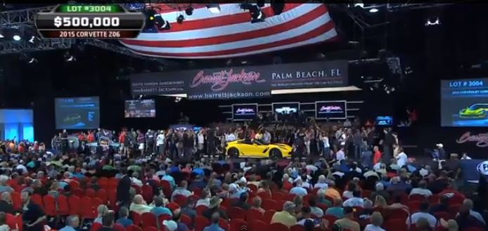 First 2015 Corvette Z06 Stingray Auction