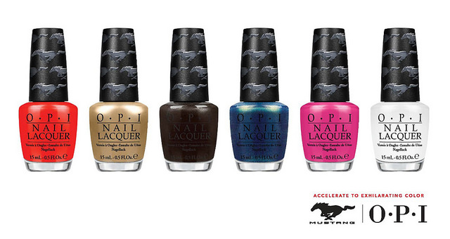 Ford Mustang nail lacquer collection
