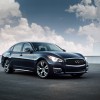 2015 Infiniti Q70 and QX80 at NYIAS