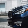 2015 Infiniti Q70 and QX80 at NYIAS