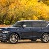 2015 Infiniti Q70 and QX80 at NYIAS