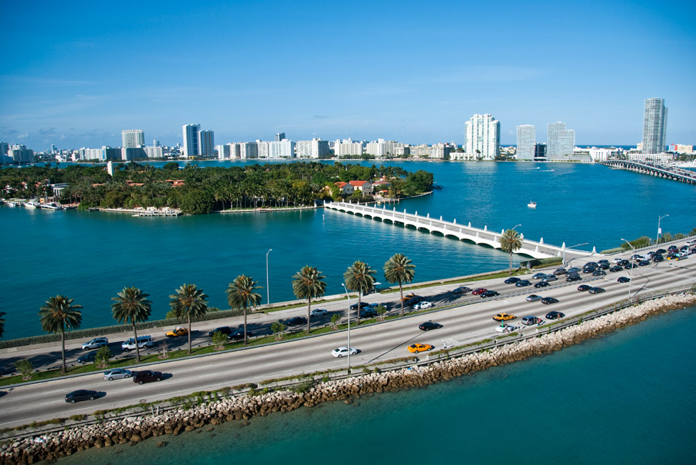 Getting around in Miami can be done by taking one of four highways in and out of the city.