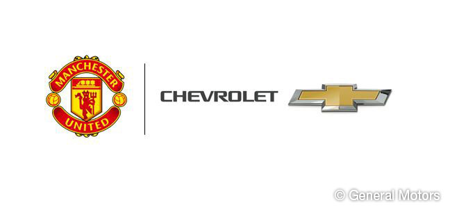 Manchester United will wear Chevrolet-branded shirts when they play Real Madrid on August 2.