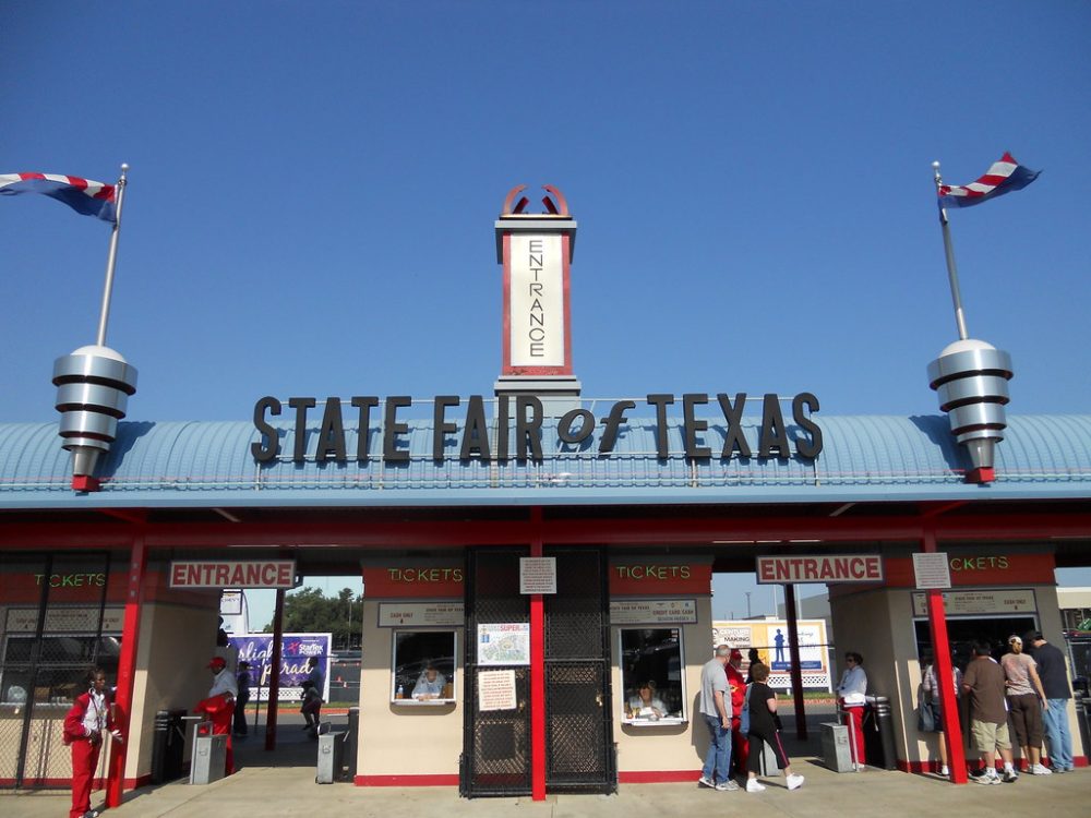 The State Fair of Texas gate in Dallas