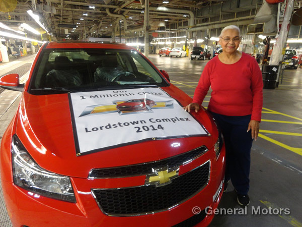 GM Invests $50 Million in Lordstown - 1 millionth Cruze