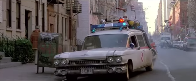 vintage ghostbusters car