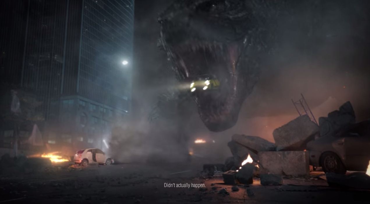 â€œGodzilla Craves Italianâ€  Ad Shows Big Monster Munching on Fiats - The