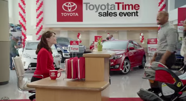 Toyota's pregnant ad star