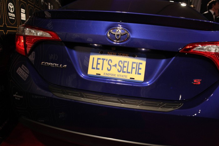 selfie-taking Corolla