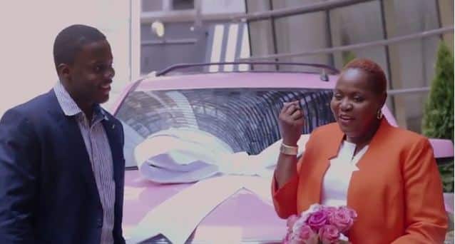 Teddy Bridgewater gives his mother the pink Cadillac Escalade