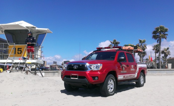 Toyota promotes beach safety