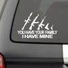 Stick Figure Gun Family