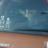 Your Mom Stick Figure Decals