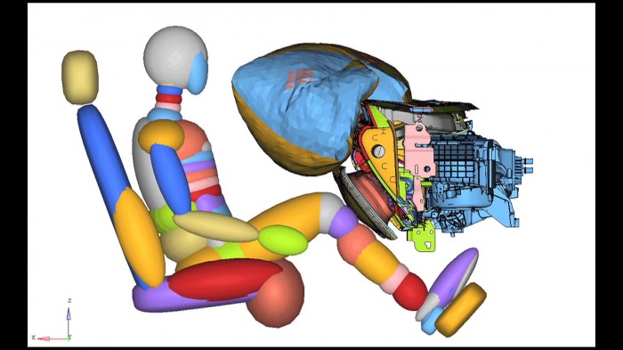 2015 Ford Mustang Active Glovebox Knee Airbag