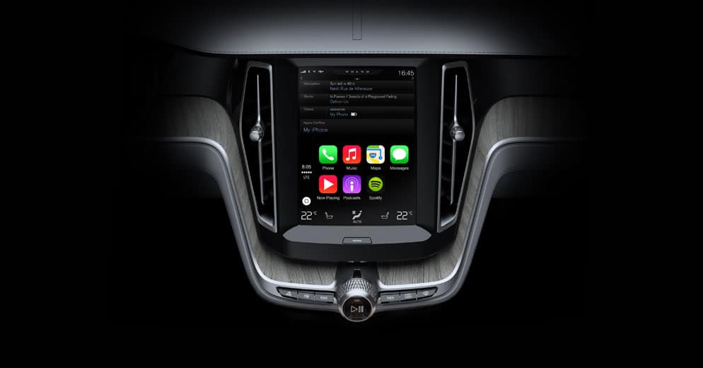 Xc40 recharge on sale apple carplay